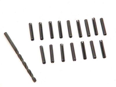 Mr. Gasket Rocker Arm Stud Pinning Kit; Incl. 16 Roll Pins/1 Special 5/32 in. Drill; - 806G