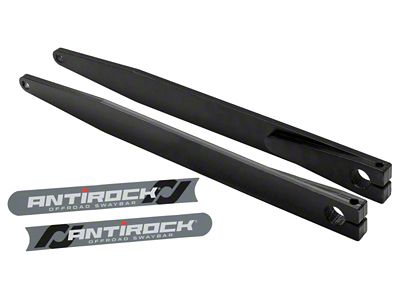 RockJock Antirock Fabricated Steel Sway Bar Arms 21in Long Slight - RJ-232200-101