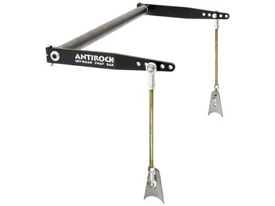 RockJock Antirock Sway Bar Kit Universal 36in Bar 17in Steel