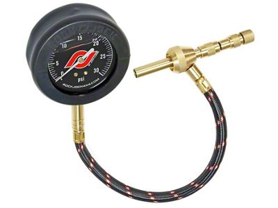 RockJock Elite Analog Tire Deflator 3in Stainless Steel Liquid Filled - RJ-560200-101