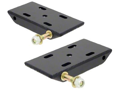 RockJock HD Leaf Spring Plates and Shock Mounts For Use - CE-9031C