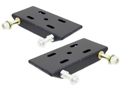 RockJock Jeep CJ Front Leaf Spring Plates For 2in Springs - CE-9031D
