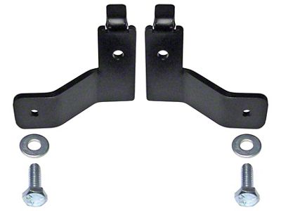 RockJock JK Brake Line Relocation Bracket Kit Front - CE-9807FBLBK