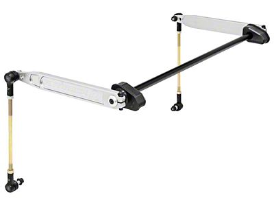 RockJock JL Antirock Sway Bar Kit Rear Billet Aluminum Arms - RJ-246201-101