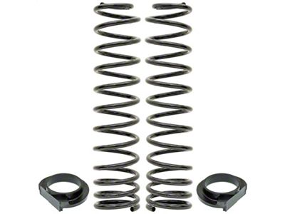 RockJock JL Front Coil Springs 4in Lift w/ Urethane Isolators - CE-9818FS