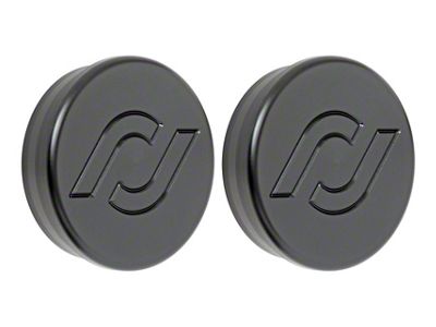 RockJock JL/JT Frame Tube Plugs Frame Front CNC Machined Black - RJ-600000-101