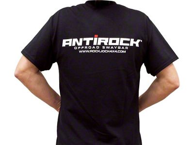 RockJock T-Shirt w/ Logos Front and Back Black XL