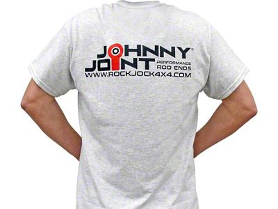 RockJock T-Shirt w/ Johnny Joint Logos Front and Back Gray XXL