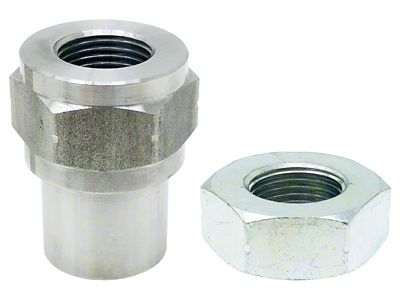 RockJock Threaded Bung With Jam Nut 3/4in-16 LH Thread Set - CE-9112BL