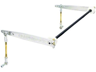 RockJock TJ/LJ Antirock Sway Bar Kit Front Bolt-On Aluminum Arms - CE-9900A