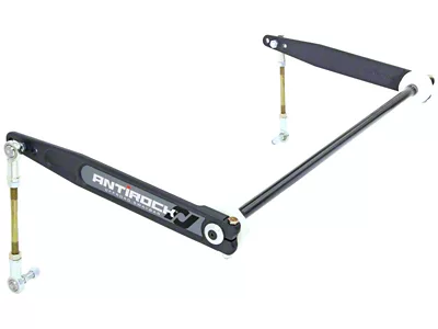 RockJock TJ/LJ Antirock Sway Bar Kit Front Bolt-On Forged Arms - CE-9900