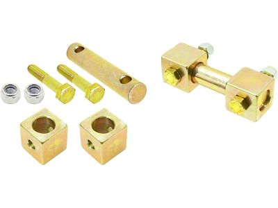 RockJock TJ/LJ/XJ/MJ Shock Bar Pin Eliminator Kit Front Pair - CE-9162