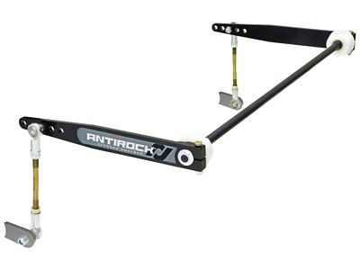 RockJock YJ Antirock Sway Bar Kit Front Bolt-On Steel Arms - CE-9900YJF
