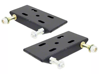 RockJock YJ Leaf Spring Plates For 2 1/2in Springs w/ - CE-9031J