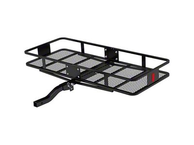 Rockland Foldable Hitch Cargo Carrier; 500 lb. Capacity (Universal; Some Adaptation May Be Required)