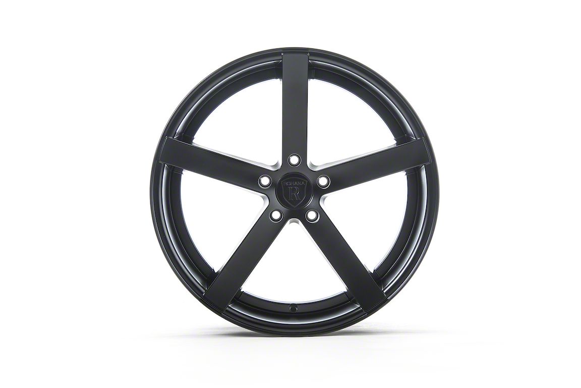 Rohana Wheels Throtl RC22 Matte Black Wheel; 20x10; 40mm Offset