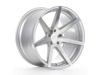 Rohana Wheels RC7 Silver Machined Wheel; 19x9.5; 20mm Offset; 5x120mm Bolt Pattern; 74.10mm Hub Bore