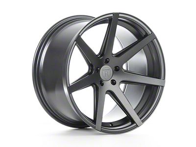 Rohana Wheels RC7 Matte Graphite Wheel; 20x11; 28mm Offset; 5x120mm Bolt Pattern; 74.10mm Hub Bore