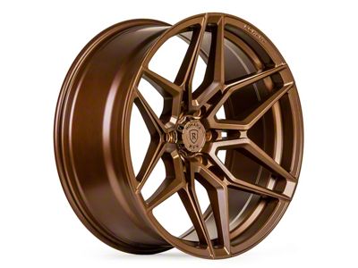 Rohana Wheels RFV2 Matte Bronze Wheel; 22x9.5; 0mm Offset; 6x139.7mm Bolt Pattern; 78.10mm Hub Bore