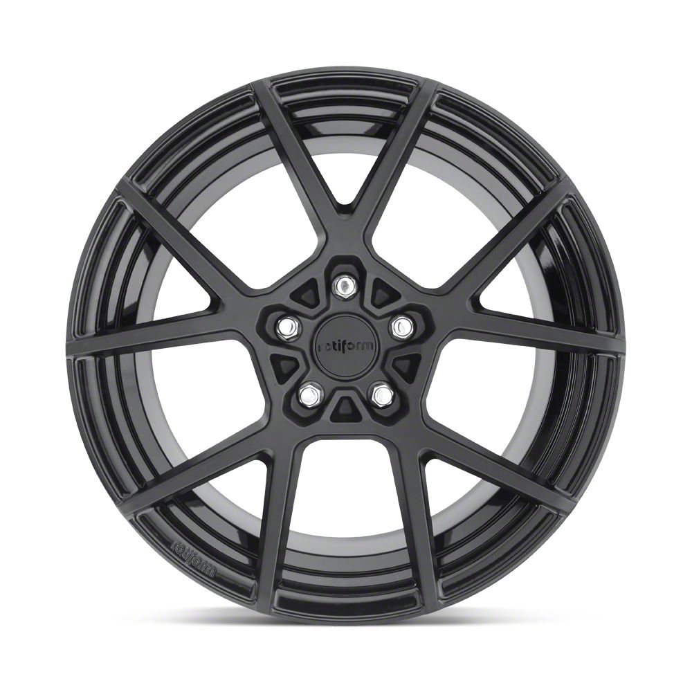 Rotiform Throtl KPS Matte Black Wheel; 20x10; 35mm Offset; 5x112mm