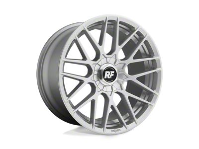 Rotiform RSE Gloss Silver Wheel; 17x8; 40mm Offset; 4x100/4x114.3mm Bolt Pattern; 70.10mm Hub Bore