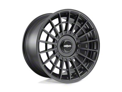 Rotiform LAS-R Matte Black Wheel; 18x8.5; 35mm Offset; 4x100/4x108mm Bolt Pattern; 72.56mm Hub Bore