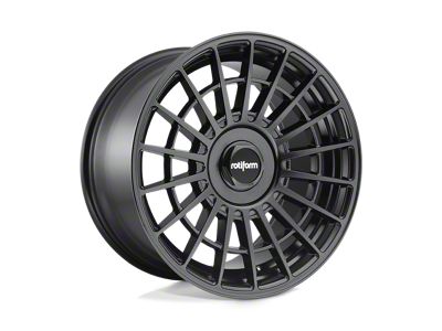 Rotiform LAS-R Matte Black Wheel; 19x8.5; 45mm Offset; 5x112/5x114.3mm Bolt Pattern; 72.56mm Hub Bore