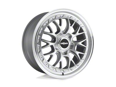 Rotiform LSR Gloss Silver Machined Wheel; 19x10; 35mm Offset