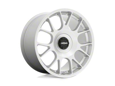 Rotiform TUF-R Silver Wheel; 20x10.5; 45mm Offset; 5x112/5x114.3mm Bolt Pattern; 72.56mm Hub Bore