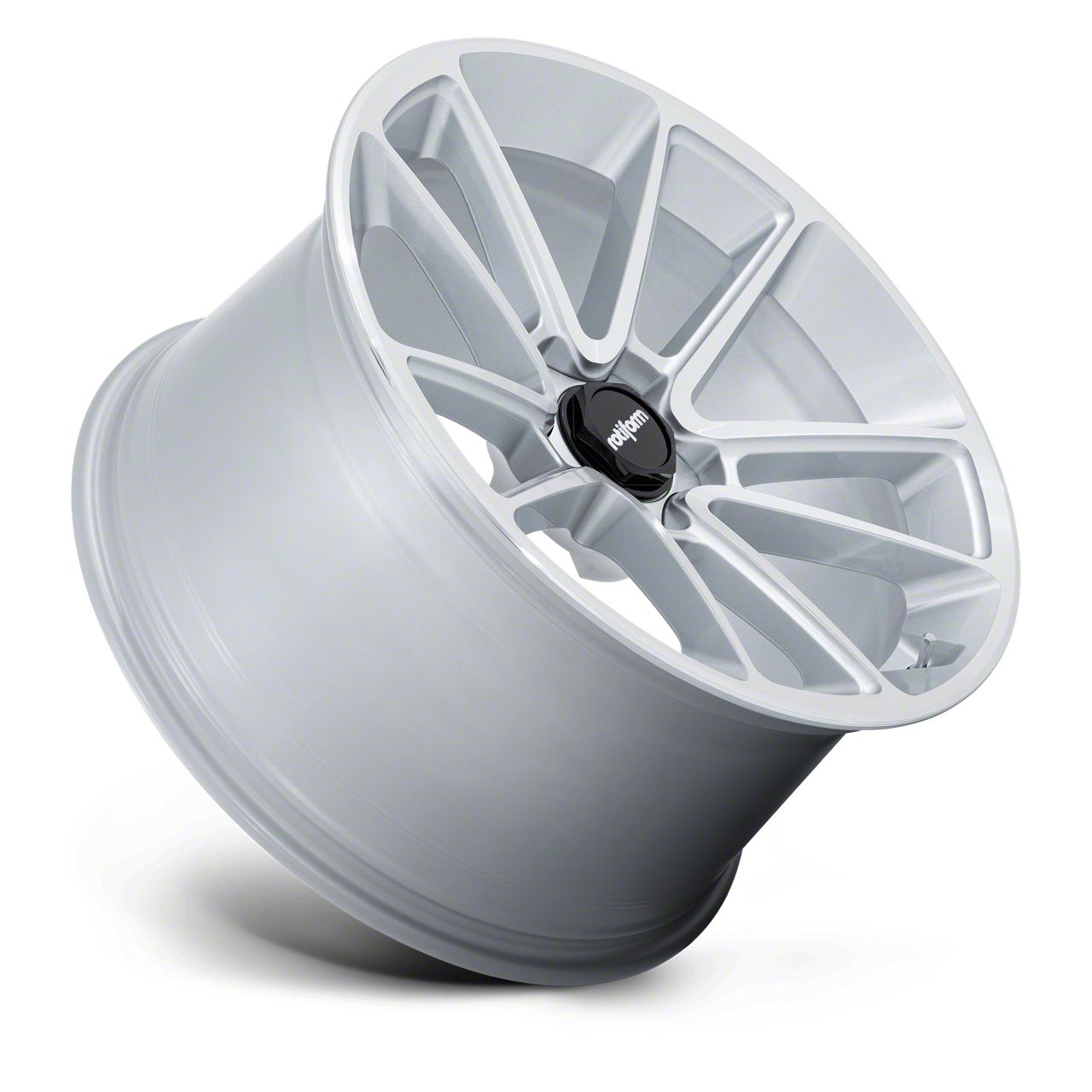 Rotiform Throtl BTL Gloss Silver with Machined Face Wheel