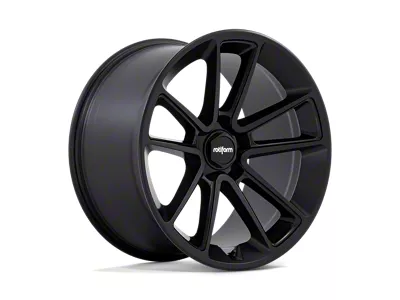 Rotiform BTL Matte Black with Black Cap and Inside Spoke Details Wheel; 21x9; 15mm Offset