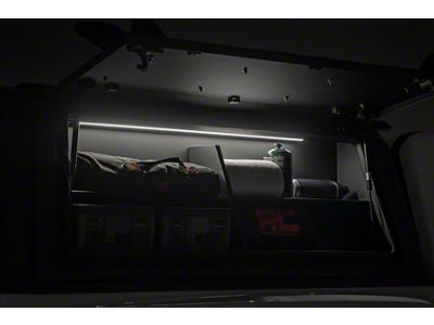 Rough Country Offroad Bed Cap Side Shelf Storage Bin; Passenger Side (Universal; Some Adaptation May Be Required)