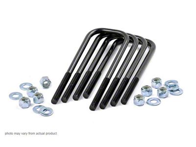 Rough Country Suspension Universal Large Radius U-Bolt Kit; 9/16-Inch Thread