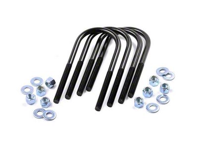 Rough Country Suspension Universal Round U-Bolt Kit; 1/2-Inch Thread