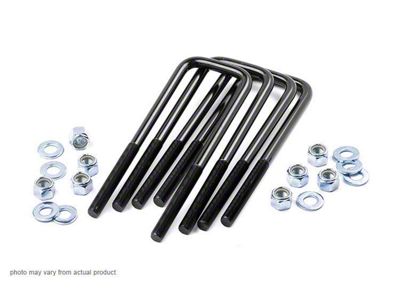 Rough Country Suspension Universal Square U-Bolt Kit; 5/8-Inch Thread