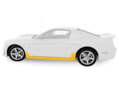 Roush 2005-2009 Ford Mustang 4.0L/4.6L Unpainted Side Skirt Kit - 401337