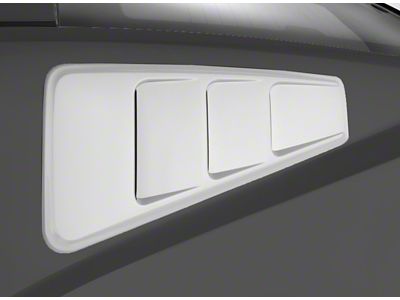 Roush 2010-2014 Ford Mustang Unpainted Quarter Window Louver Kit - 420093