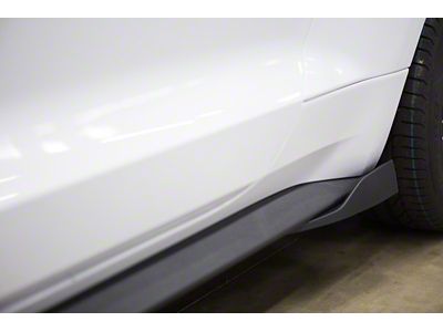 Roush 2015-2023 Ford Mustang Black Rocker Winglets - 421882