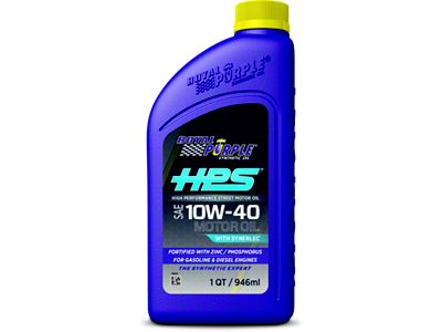 Royal Purple HPS Synthetic High Performance Street 10W-40 Motor Oil - 36140