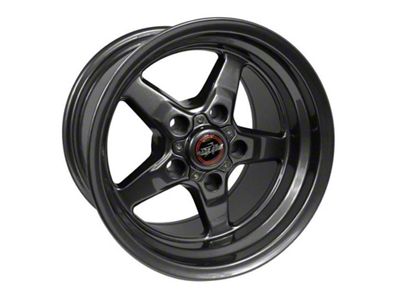 Race Star 92 Drag Star Bracket Racer Metallic Gray Wheel; 15x10; 44mm Offset