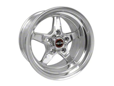 Race Star 92 Drag Star Polished Wheel; Rear Only; 15x10; 19mm Offset