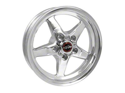 Race Star 92 Drag Star Polished Wheel; Front Only; Direct Drill; 15x3.75; -28.7mm Offset