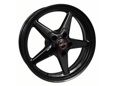 Race Star 92 Drag Star Bracket Racer Gloss Black Wheel; 15x3.75; -28.70mm Offset