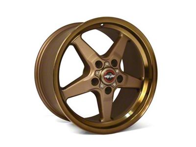 Race Star 92 Drag Star Bracket Racer Bronze Wheel; Rear Only; 17x10.5; 48mm Offset