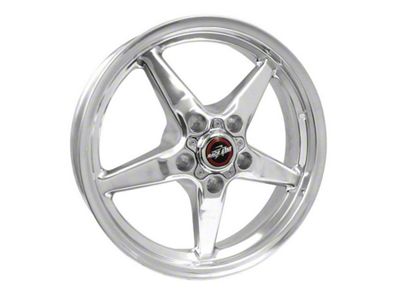 Race Star 92 Drag Star Polished Wheel; 17x4.5; -25.40mm Offset