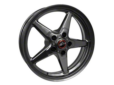 Race Star 92 Drag Star Bracket Racer Metallic Gray Wheel; 17x4.5; -25.40mm Offset
