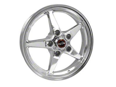 Race Star 92 Drag Star Polished Wheel; 17x4.5; -25.40mm Offset