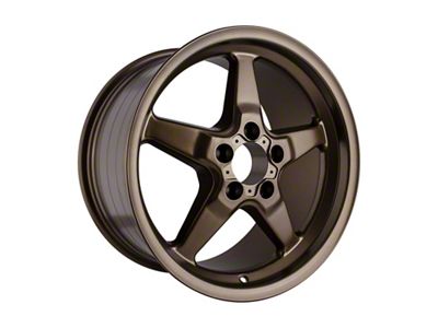 Race Star 92 Drag Star Matte Bronze Wheel; 17x9.5; 41mm Offset; 5x114.3mm Bolt Pattern; 77.98mm Hub Bore