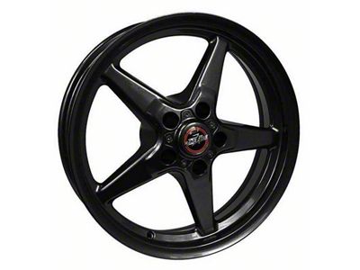 Race Star 92 Drag Star Bracket Racer Gloss Black Wheel; 17x9.5; 19mm Offset