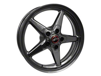 Race Star 92 Drag Star Bracket Racer Metallic Gray Wheel; 17x9.5; 19mm Offset